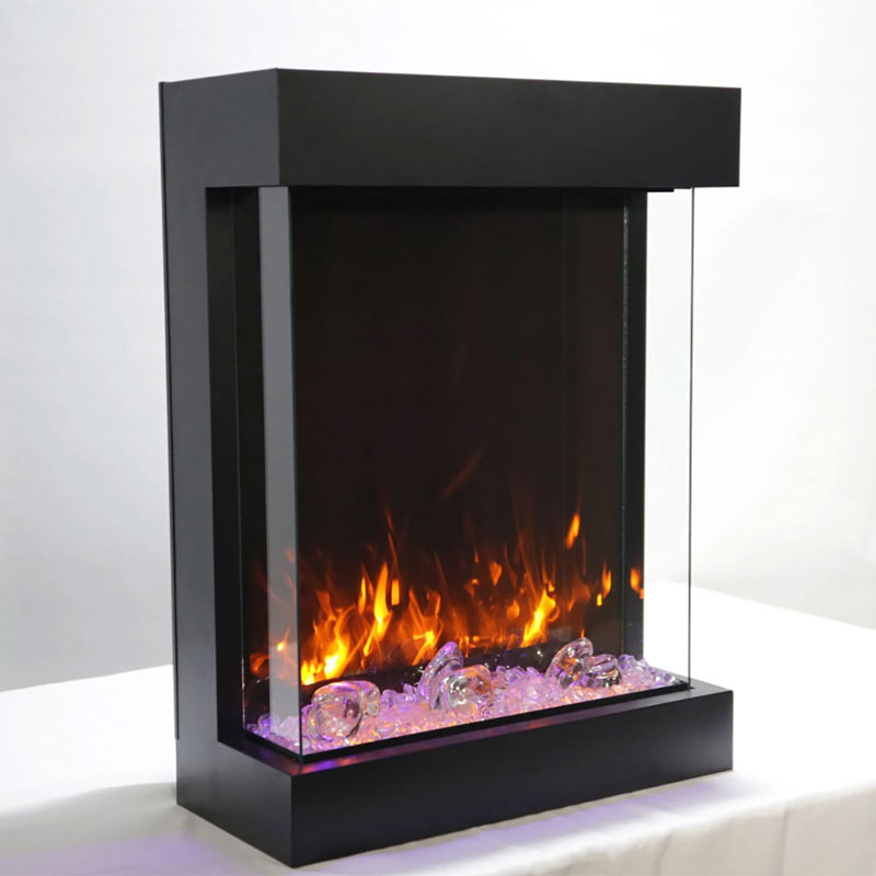 Cube Freestanding Electric Fireplace