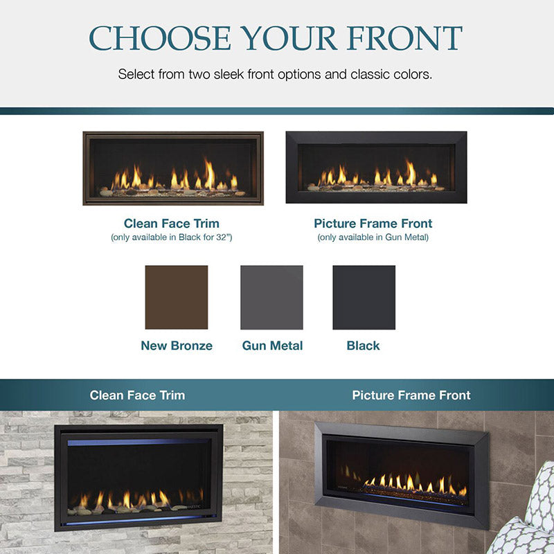 Majestic Direct Vent Gas Fireplace | Jade 42-B