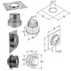 46DVA-KMC | Masonry Chimney Conversion Kit | Duravent 4 x 6 5/8