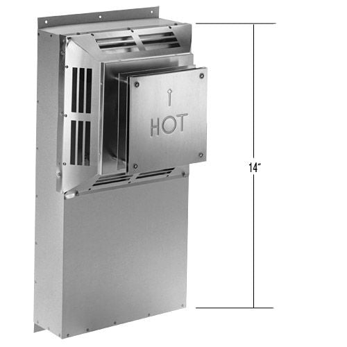 46DVA-SNK14 | Snorkel Termination Cap | 14 inch | Duravent 4 x 6 5/8