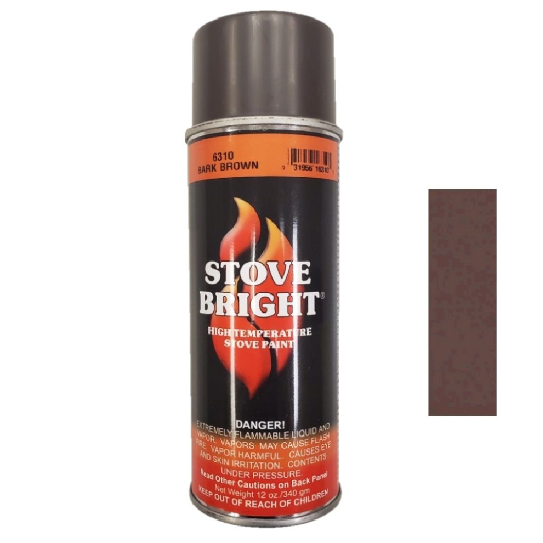 Stove Bright 6310 | Stove Paint | Bark Brown