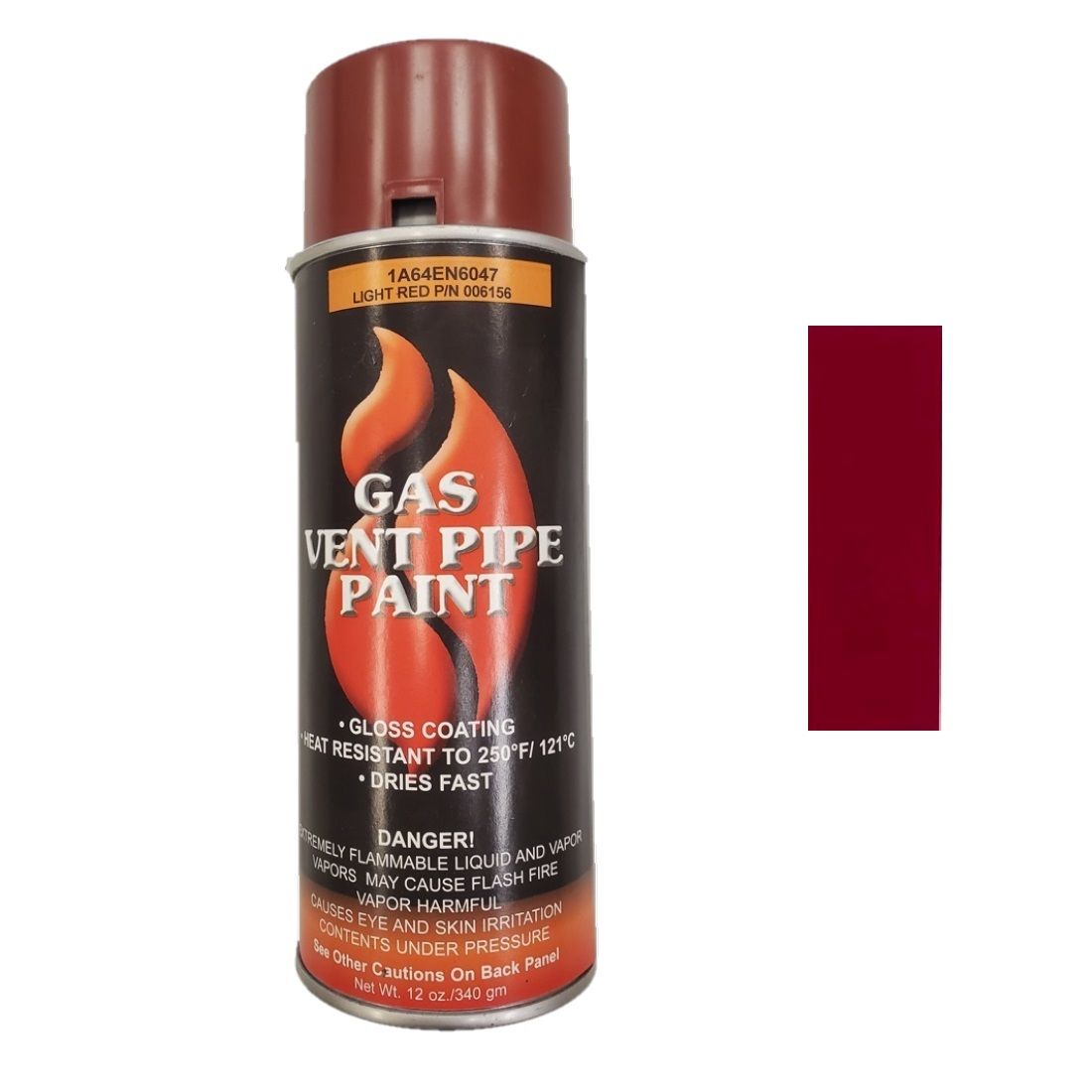 Stove Bright FP64-EN-6047 | Stove Paint | Light Red Enamel | Vermont Castings