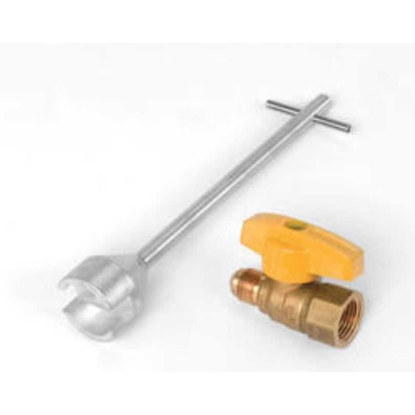 HARGVEH | Hargrove Match Light Gas Valve & Extension Handle | Gas Log Sets