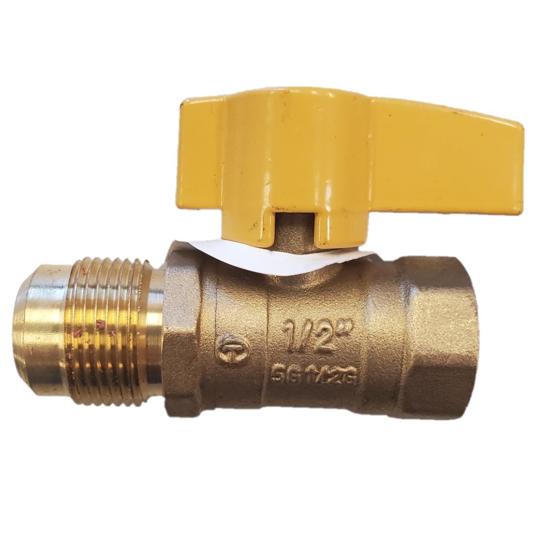 HFCV-2224 | Gas Ball Valve | 7/8 inch Flare X 1/2 inch Fip | 1/4 Turn