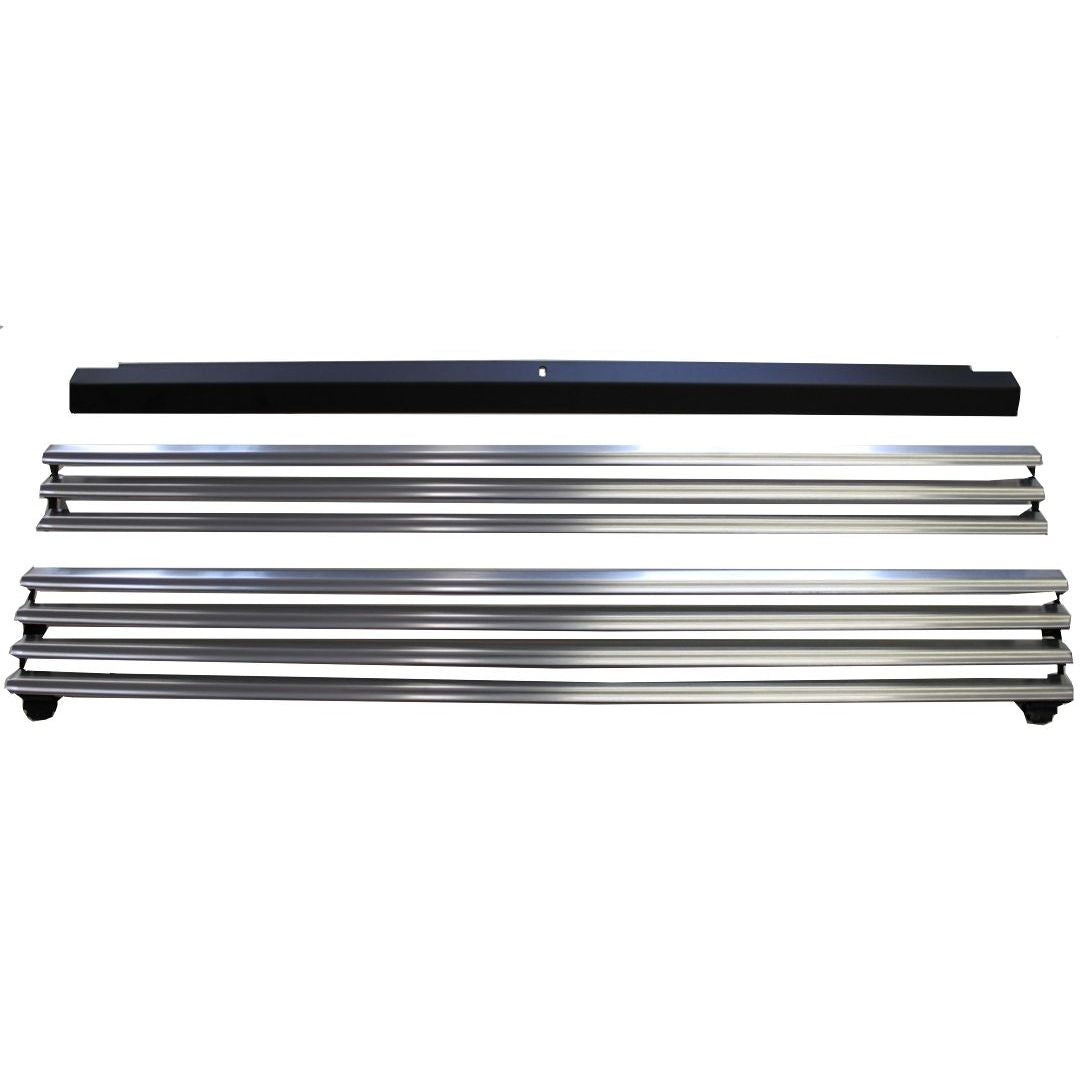 NAPL36SS | Napoleon GVF36 Contour Louvers | Upper & Lower | Brushed Stainless Steel