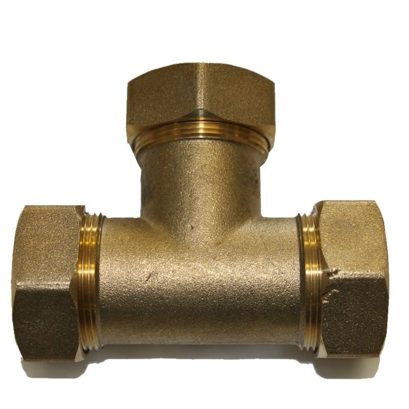 PFTE-BBB6 | Pro-Flex CSST Brass Tee | 1/2" x 1/2" x 1/2"