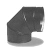 SEC6DE90 | 90 Degree Elbow  | 6 in | Double Wall Black