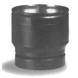 SEC6DLW8 | Increaser | 6 in To 8 in | Double Wall Black