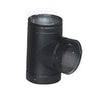 SEC6DT | Tee | 6 in | Double Wall Black