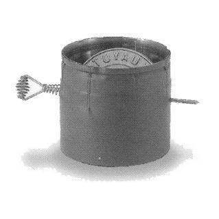 Damper Unit | 8 in | Double Wall Black