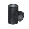 SEC8DT | Tee | 8 in | Double Wall Black