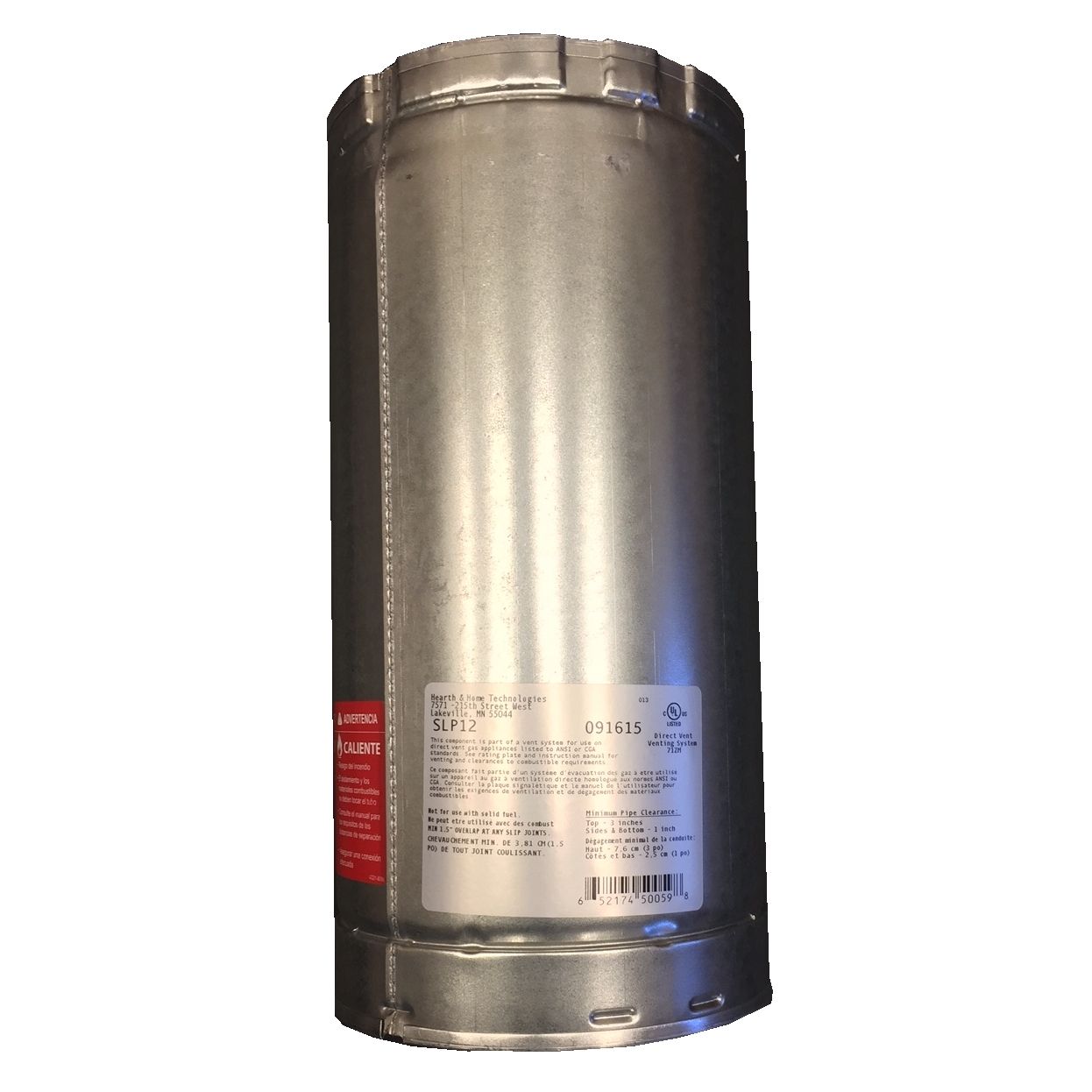 MAJSLP12 | Pipe Length | 12"|  SLP 4" / 6-5/8" | Majestic | HHT