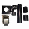 Free Standing Stove Vent Kit | Horizontal Trapezoid | SLP | Majestic | HHT
