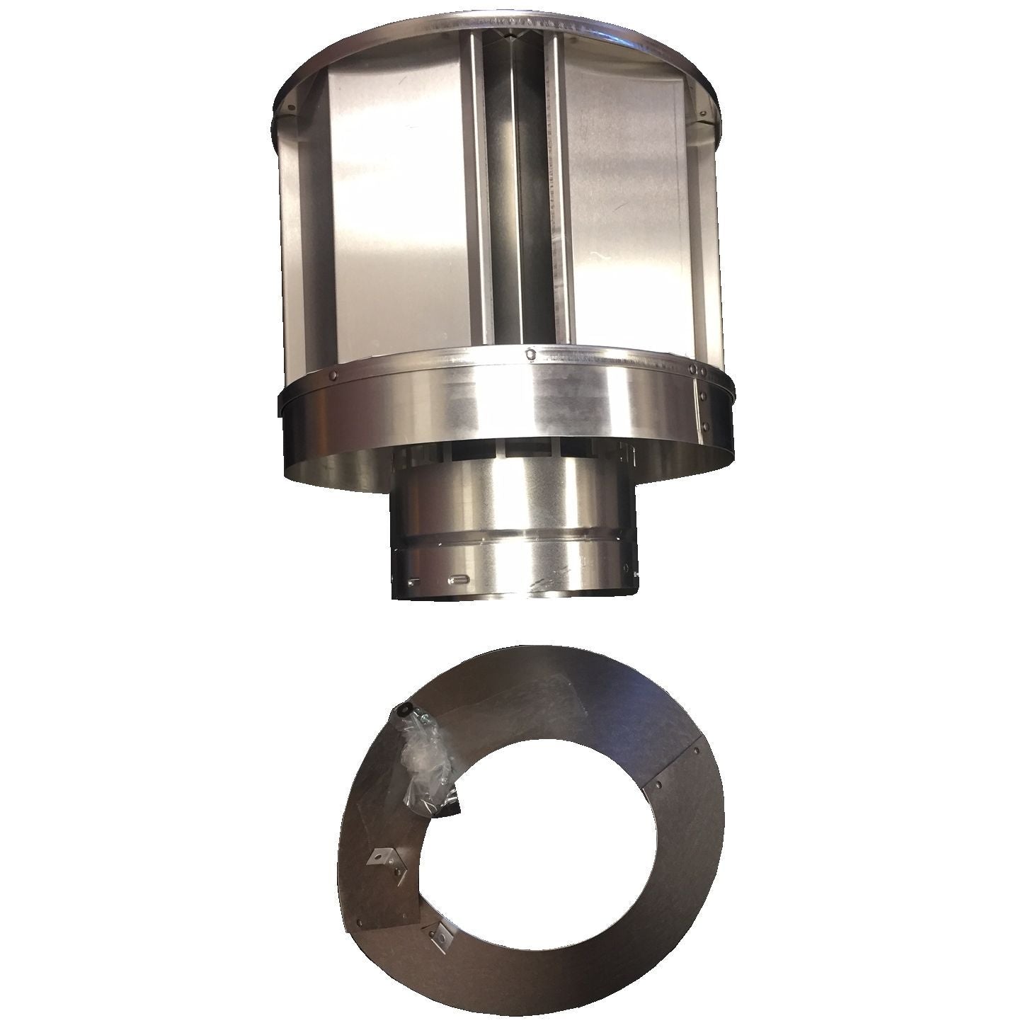 MAJDVP-TVHW | Vertical High Wind Termination Cap & Storm Collar | DVP 5" / 8" | Majestic | HHT