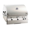 GA660i-6EAP | Fire Magic Aurora Built-In Gas Grill | Rotiss Back Burner and Analog Thermometer