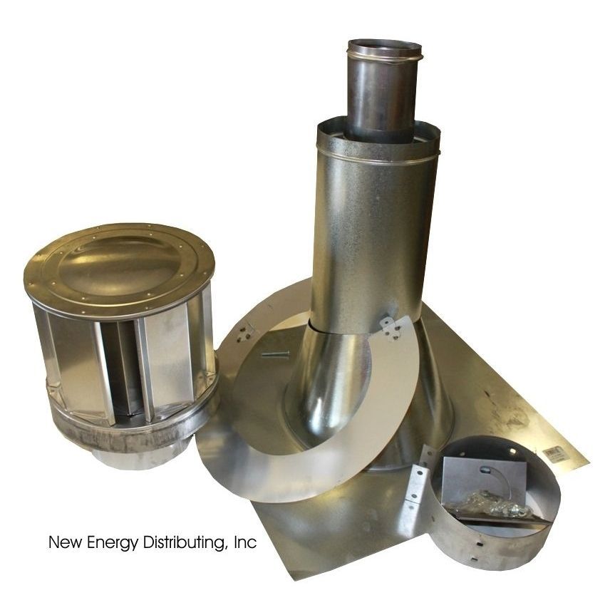 NAPGD-111 | Napoleon Roof Terminal | Flashing Kits | 8/12 to 12/12 Pitch | 4" x 7" venting