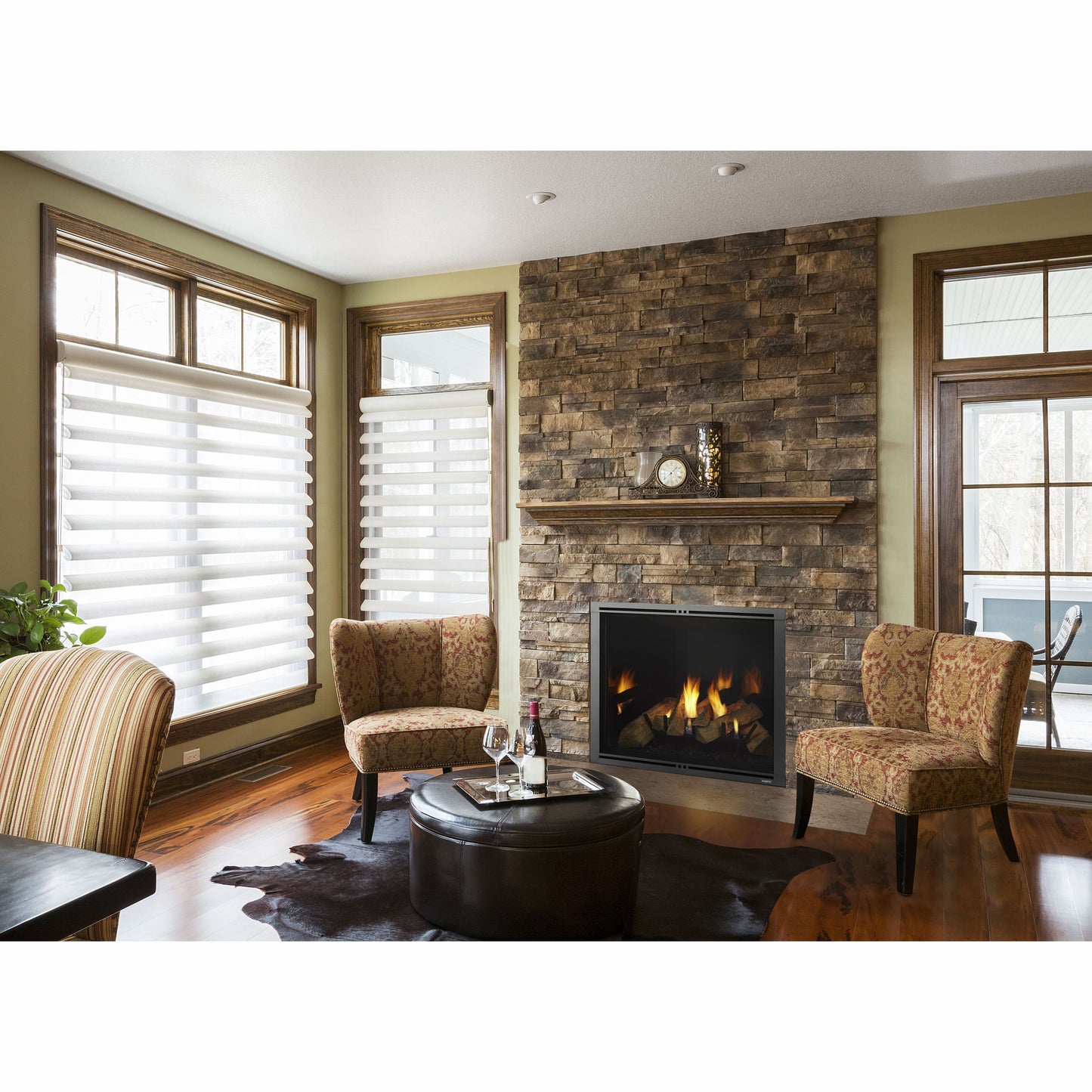 MAJMARQ36IN-B | Majestic Direct Vent Gas Fireplace | Marquis II 36-B | IntelliFire Touch Ignition System