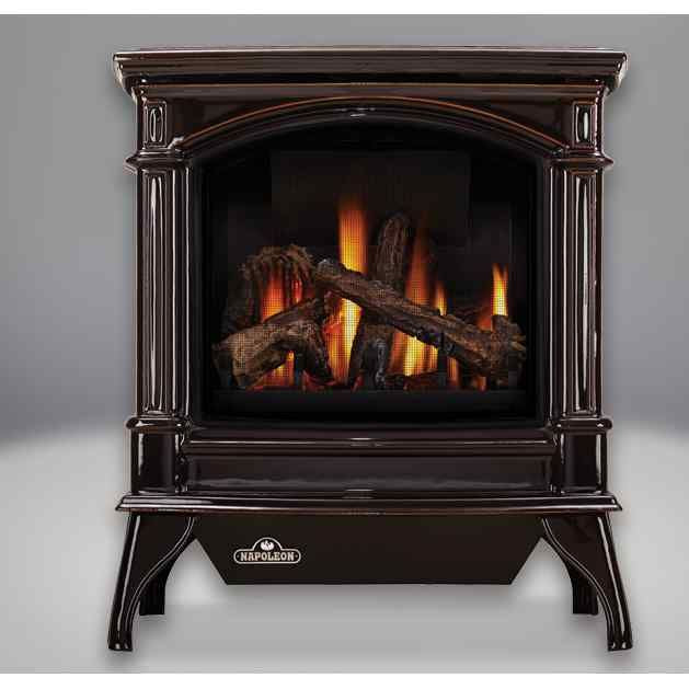 Napoleon Knightbridge GDS60 | Gas Burning Stove | Cast Iron | Majolica Brown