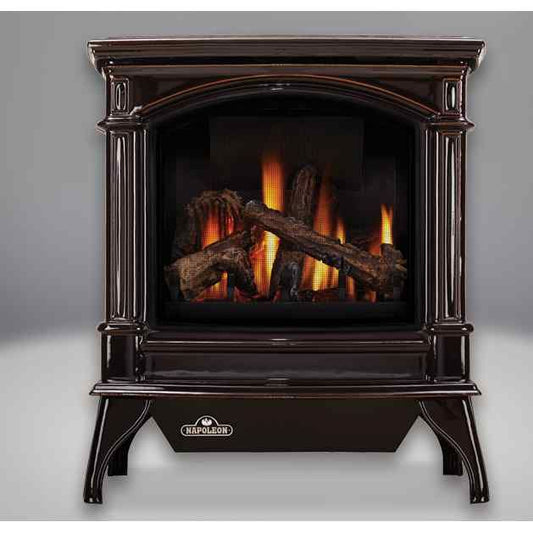 Napoleon Knightbridge GDS60 | Gas Burning Stove | Cast Iron | Majolica Brown