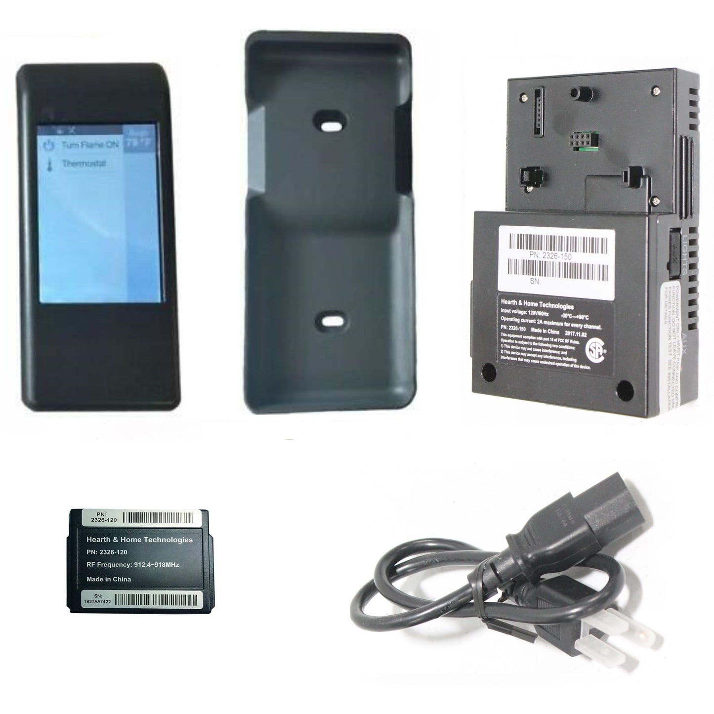 Majestic Remote Control RC400 | IntelliFire Touch | Black