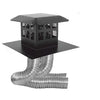46DVA-CL33P | Co-Linear Termination Kit | Prairie Style Termination Cap | Black | Duravent