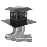 46DVA-CL33P | Co-Linear Termination Kit | Prairie Style Termination Cap | Black | Duravent