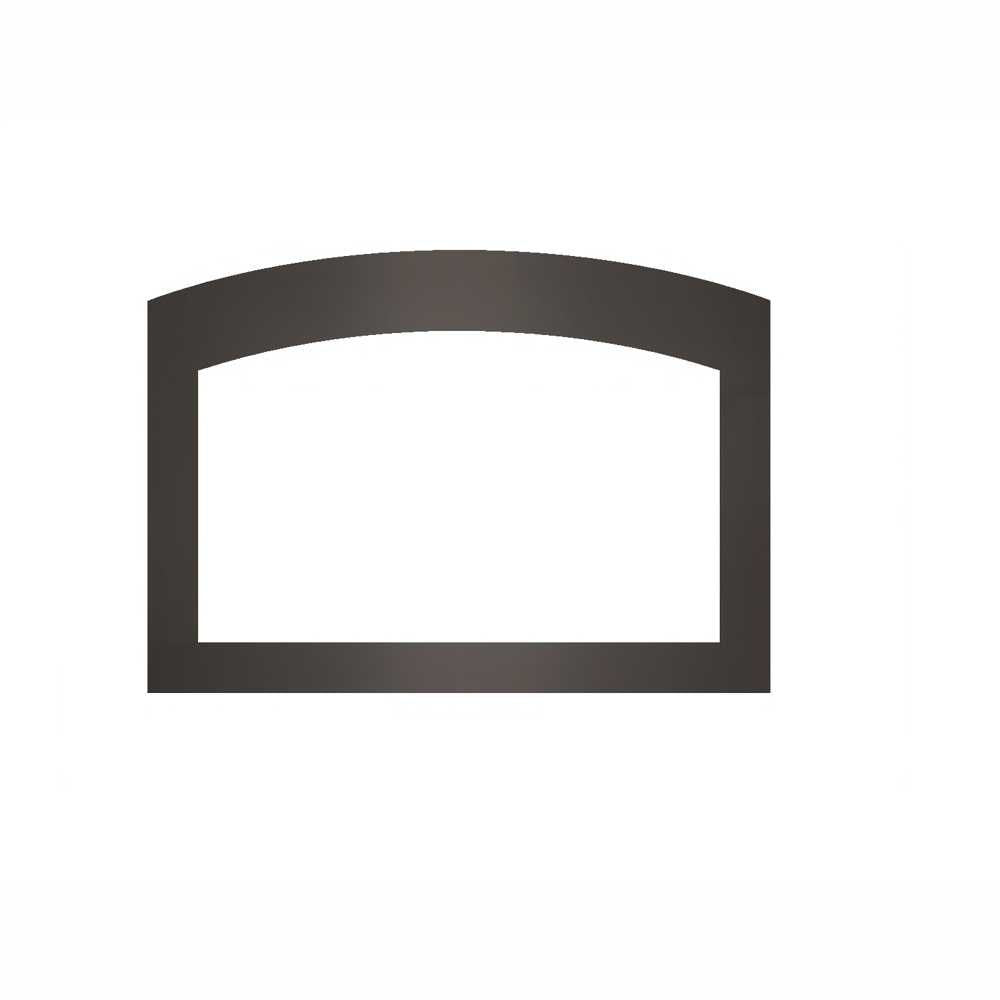NAPSACH4F3B3 | Napoleon Small Arched 4 Sided Faceplate | use with 3 sided backerplate | Charcoal | GDI3 | GDIG3 | GDIX3