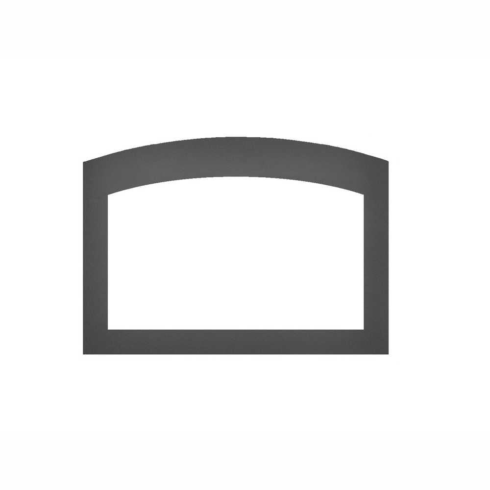 NAPSAGM4F3B3 | Napoleon Small Arched 4 Sided Faceplate | use with 3 sided backerplate | Gun Metal | GDI3 | GDIG3 | GDIX3