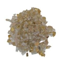 Amantii Sierra Flame 1/2" Reflective Fireglass | Champagne