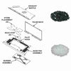 MAJCKRUBY30 | Majestic Ruby 30 Contemporary Conversion Kit | 1 bag Onyx & 1 bag Diamond media