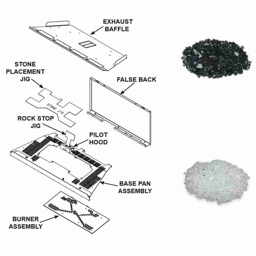 MAJCKRUBY30 | Majestic Ruby 30 Contemporary Conversion Kit | 1 bag Onyx & 1 bag Diamond media