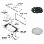 MAJCKRUBY30 | Majestic Ruby 30 Contemporary Conversion Kit | 1 bag Onyx & 1 bag Diamond media