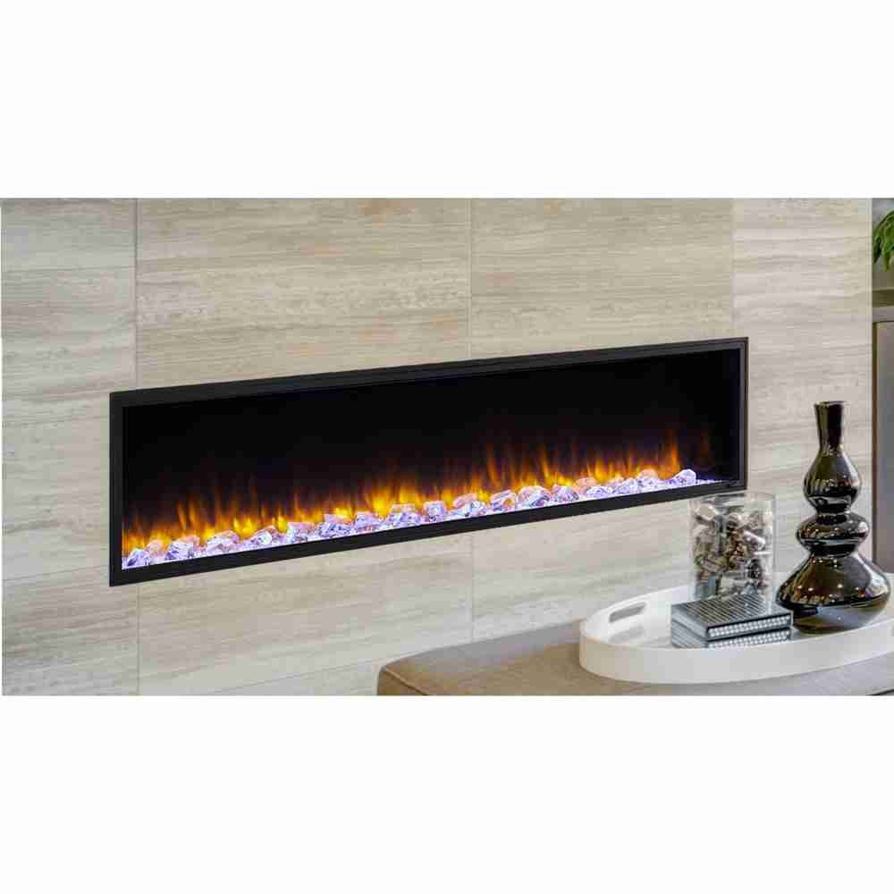 SIMSF-SC78-BK | SimpliFire Electric Fireplace | Clean Face | Scion 78