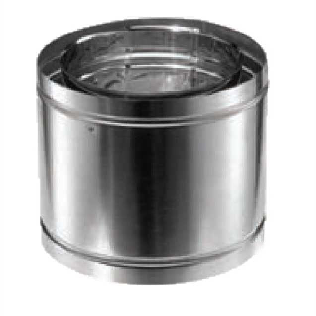 14DCA-12 | 12" Pipe Length | 14" ID & 17" OD Double-Wall | Air-Cooled Chimney | DuraChimney II