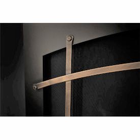 NAPAEEX36BB | Napoleon EX36 Whitney Arched Iron Elements Front | Burnished Brass