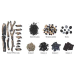 Amantii Rustic 14 Piece Log Set