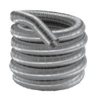 6DFA-25 | Aluminum Gas Vent Pipe | 6 inch X 25 ft | Duravent