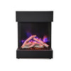 AMCUBE-2025WM-WIFI | Amantii Tru-View 3-Sided Cube 25 Electric Fireplace | WIFI Smart
