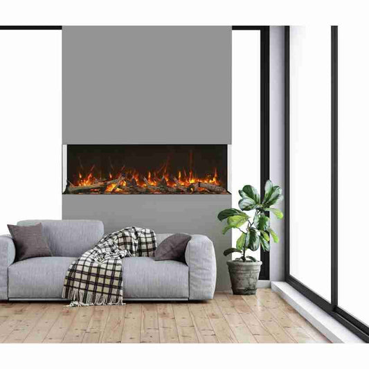 AM72-TRV-XT-XL-WIFI | Amantii Tru-View 3-Sided Deep and Extra Tall 72 Electric Fireplace | WIFI Smart