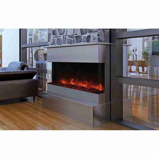 Amantii Tru-View 3-Sided Deep 40 Electric Fireplace | WIFI Smart
