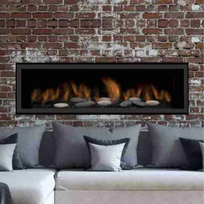 Sierra Flame Austin 65" Deluxe Gas Burning Direct Vent Linear Fireplace