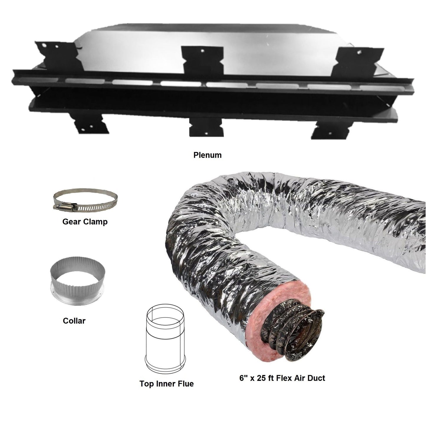 HHT Ducted Passive Heat Kit 48 | Front Discharge | Requires Front Trim