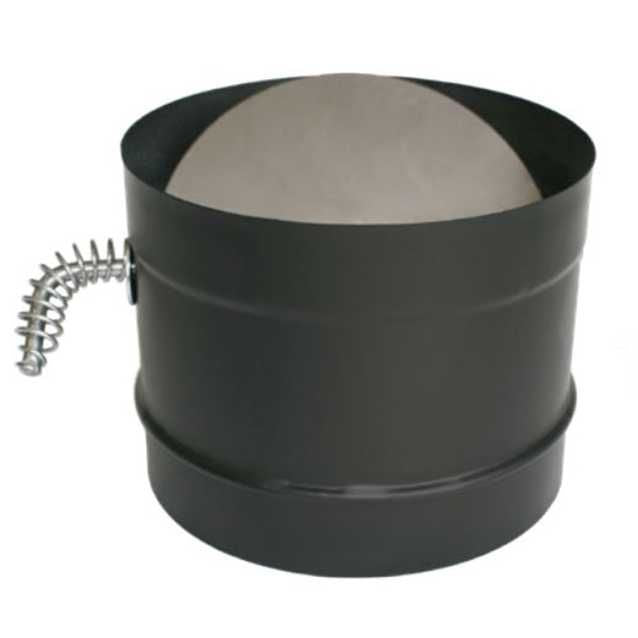 6DBK-DS | 6" DuraBlack Single Wall | Damper Section