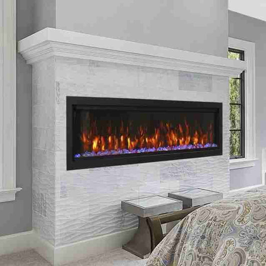 AMSYM-74-XT-BESPOKE | Amantii Symmetry Bespoke Extra Tall 74 Electric Fireplace