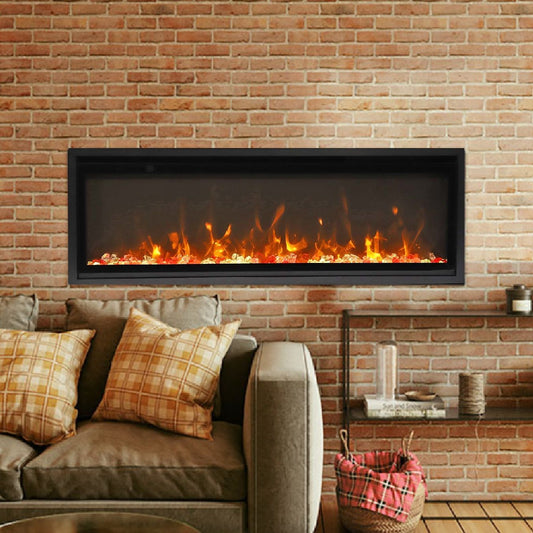 Amantii Symmetry Extra Slim 60 Electric Fireplace | WIFI Smart