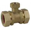 PFTE-DDB6 | Pro-Flex CSST Brass Tee | 1" x 1" x 1/2"
