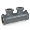 PFMN-DDBB | Pro-Flex CSST Gas Pipe Cast Manifold | 1" FIP Ends | 1/2" FIP Taps