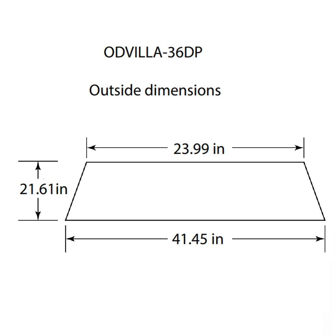 Outdoor Lifestyles Drain Pan | ODVILLA-36-B