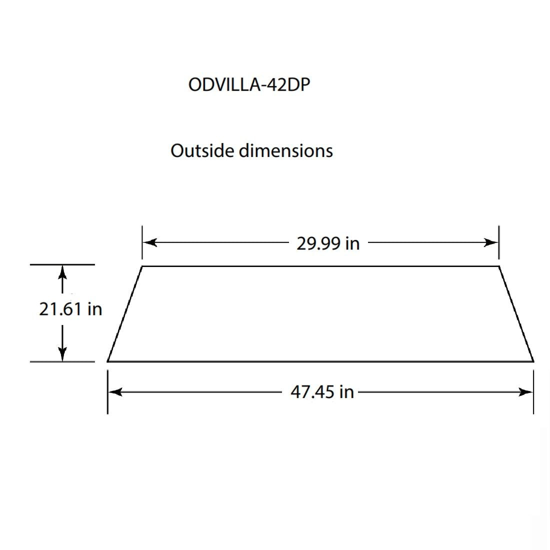 Outdoor Lifestyles Drain Pan | ODVILLA-42-B