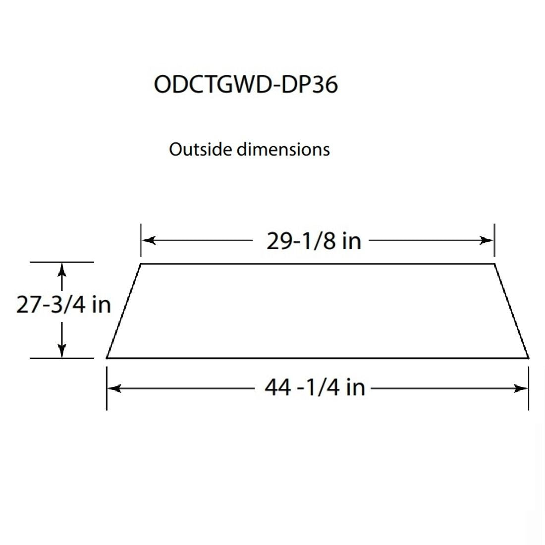 Drain Pan | Cottagewood 36 | Outdoor Lifestyles